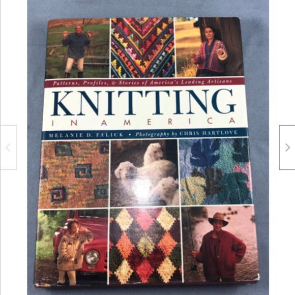 30 Patterns*Knitting in America Book*Melanie Falick Artisan Workman 1996 Used - Picture 1 of 5